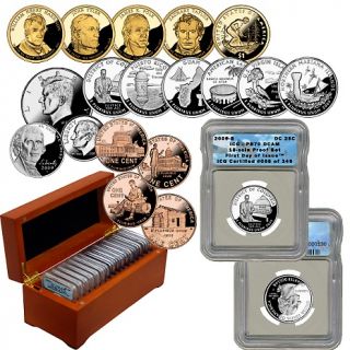 Coin Collector 2009 PR70 DCAM ICG 1st Day of Issue 18 piece Proof Set