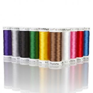  & Sewing Sewing Threads Sulky 40wt Rayon Embroidery Thread   10 Pack
