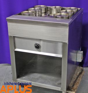 Electric Steam Table 220V 24 Wide Stainless Steel Model