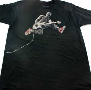 Eddie Van Halen Jump Play Fast Wear Stripes EVH T Shirt Mens Size L XL