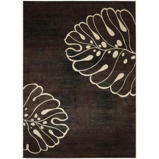 Nourison Expressions Brown Area Rug   79 x 1010