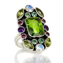 Nicky Butler Raj 13.22ct Green Quartz Triplet and Gemstone Sterling