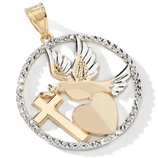 Jewelry Pendants Religious MAJ® Diamond Accented Religious 14K 2