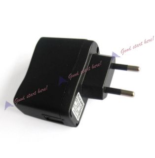 EU Plug USB AC DC Power Supply Wall Charger Adapter MP3 MP4 DV Charger