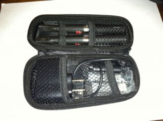 Electronic Cigarette Zip Case Compatible w Any E Cigarette and E Cigar