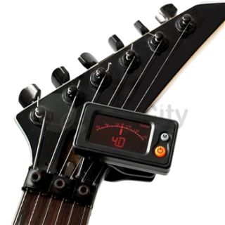 Black LED Clip on Digital Electronic Guitar Acoustic Tuner