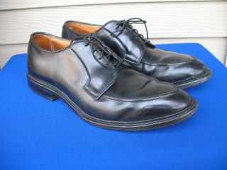 Allen Edmonds Seneca Black Split Toe Dress Blucher Oxford Shoes 8 5 D