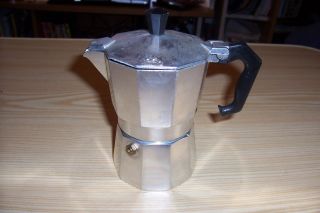 Small Cast Aluminum Stove Top Espresso Maker One Cup