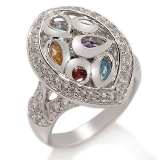  sterling silver mosaic overlay marquise ring rating 22 $ 29 98