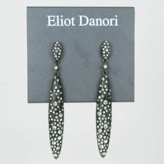 100 Eliot Danori by Nadri Pavé Star Struck Long Drop Earrings New