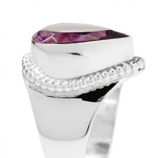 Himalayan Gems™ 2.5ct Amethyst Sterling Silver Pear Shape Ring at