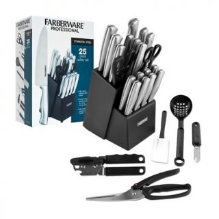  Kitchen & Food Cutlery Farberware 25 Piece Cutlery and Gadgets Set