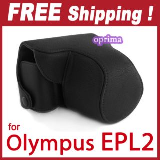 Olympus Pen Micro 4 3 E PL2 EPL2 EPL 2 Leather Case Bag