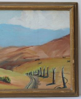 Texas Landscape Oil Painting ELMER L. BOONE (1881 1952)