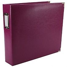  26 95 we r memory keepers leather 12 inch 3 ring binder album $ 26 95