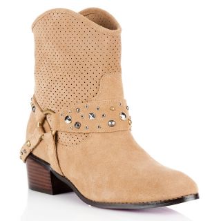 twiggy LONDON Leather or Suede Perforated Short Boot