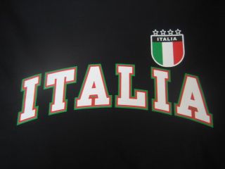 Italia Italian Flag Crest Pride Soccer Football UEFA Word Cup Sport