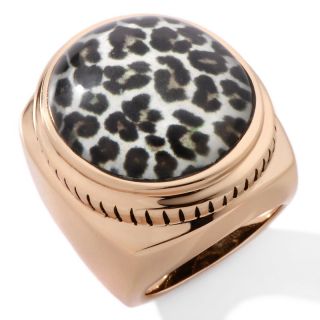  bronze snow leopard statement ring note customer pick rating 28