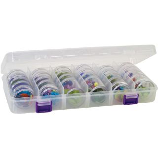 Creative Options Bead Storage System with 6 Stackable Jars