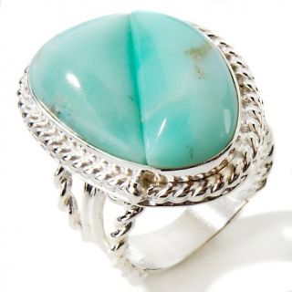  green opal sterling silver freeform ring note customer pick rating 31