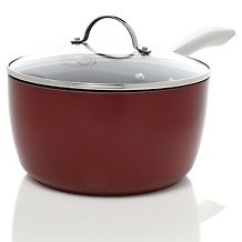 Todd English Anodized by GreenPan Saucepan with Lid   2qt