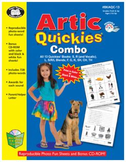  Artic Quickies Reproducible Photo Fun Sheets Educational Book & CD