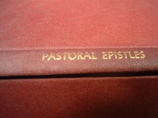 THE PASTORAL EPISTLES OF PAUL, Charles R. Erdman/ Philadelphia