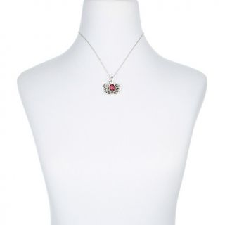 Jewelry Pendants Novelty Orvieto Silver 3.5ct Pink Quartz