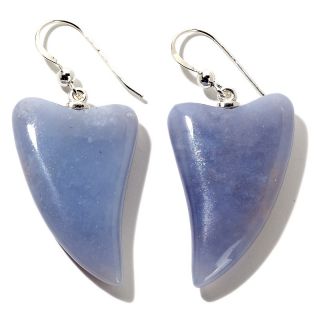  king african periwinkle stone heart drop earrings rating 2 $ 34 90 s h