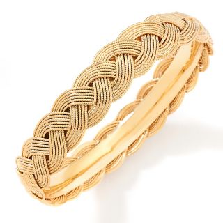 Technibond® Rope Textured Braided Bangle Bracelet
