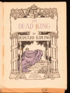  King by Rudyard Kipling Edward VII Eulogy Poem w Heath Robinson