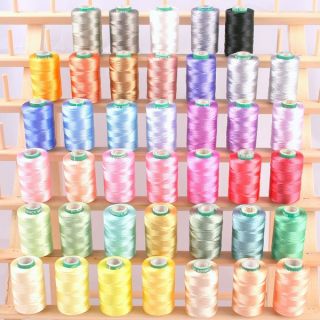  Rayon Frosty Color Machine Embroidery Thread for Brother 40wt