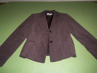  Ladies Casual Corner Brown Jacket Size 6
