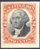 Third Issue Revenue Stamps Proofs Scott R135P3