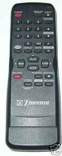 EMERSON TV VCR COMBO REMOTE CONTROL N0162UD EWC0902 EWC1304 EWC1902
