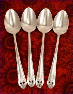 LADY Vintage 1937 ART DECO Silver Plate Silverware by Holmes & Edwards