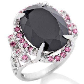  black onyx and pink tourmaline sterling silver ring rating 5 $ 29 37 s