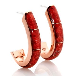  coral copper j hoop earrings note customer pick rating 35 $ 69