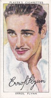 Errol Flynn 1938 Player Cigarette Card 15