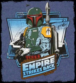 Star Wars   Empire Strikes Back Boba Fett t shirt   Official   FAST