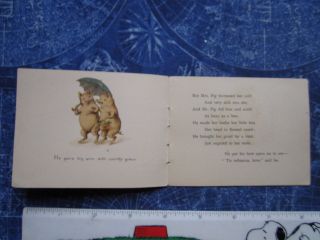 1800s Mr & Mrs Pig Dressed Animal Fantasy Childrens Story Booklet