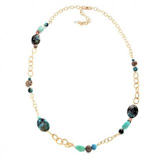  Jewelry Necklaces Chain Studio Barse Bronze 42 1/2 Nugget Necklace