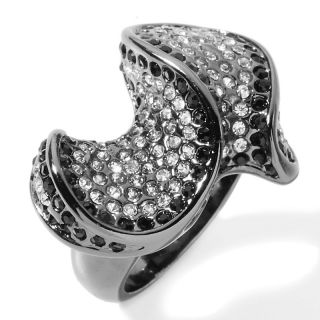 147 595 justine simmons jewelry swirl design pave ring note customer