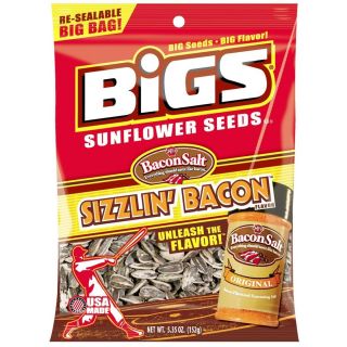 Bag of Bigs Bacon Salt Sunflower Seeds 5 35 oz Bag