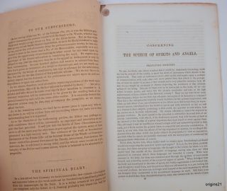 1846 The Memorabilia of Emanuel Swedenborg Heaven and Hell Christian
