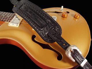 El Dorado Leather Guitar Strap Hand Tooled The Best