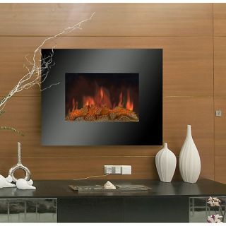 LifeSmart Wall Mount Infrared Heater with Simulated Flame and Optional