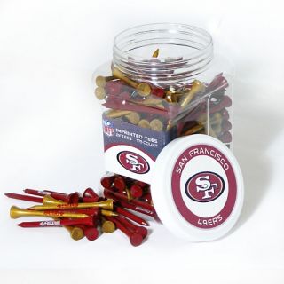 San Francisco 49ers NFL Golf Tee Jar   175 Count