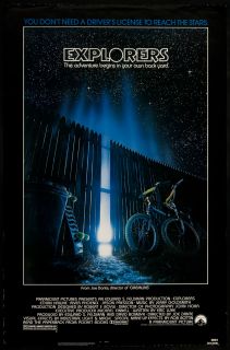 Explorers 1985 Original U s One Sheet Movie Poster