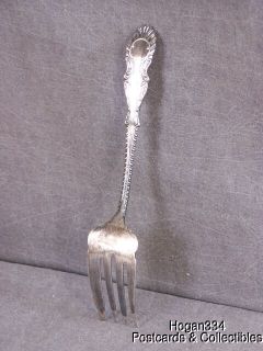 Vintage Elberon Oneida Silver Plate Serving Fork Wm A Rogers A 1